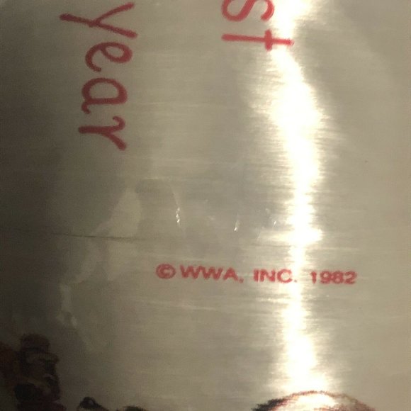 2 Vintage Ball Ornaments LK Powell Animal 1982 Animal Satin Ball Santa On Train - Picture 5 of 12